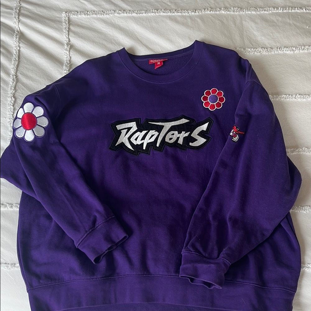 Mitchell & Ness Purple Raptors Sweater